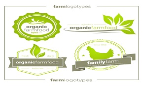 hand drawn organic farm logo hand drawn organic farm logo